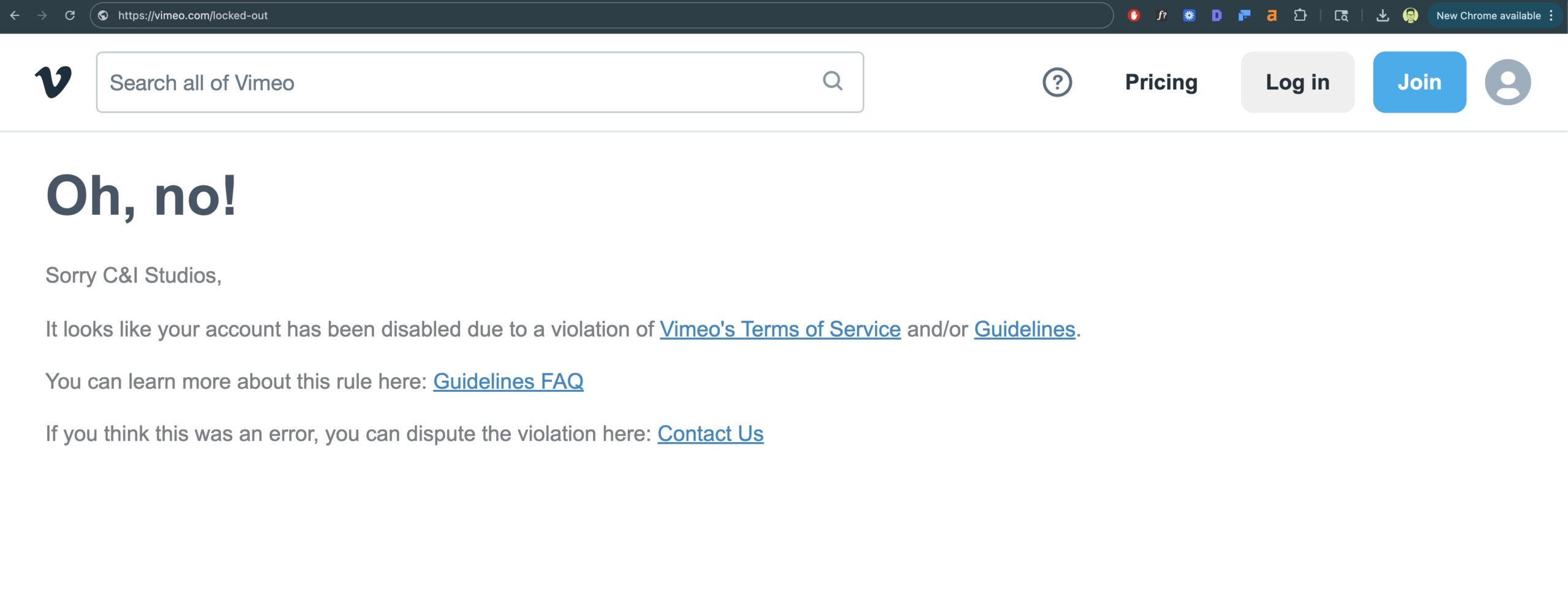 Image of our Vimeo locked out account {{brizy_dc_image_alt imageSrc=
